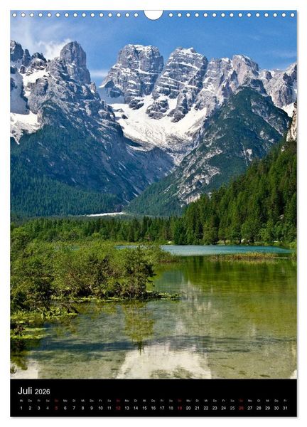 Produktbild: Dolomiten &ndash; Eine Gipfelparade (Wandkalender 2026 DIN A3 hoch), CALVENDO Monatskalender