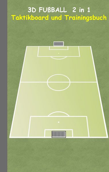 Produktbild: 3D Fu&szlig;ball 2 in 1 Taktikboard und Trainingsbuch