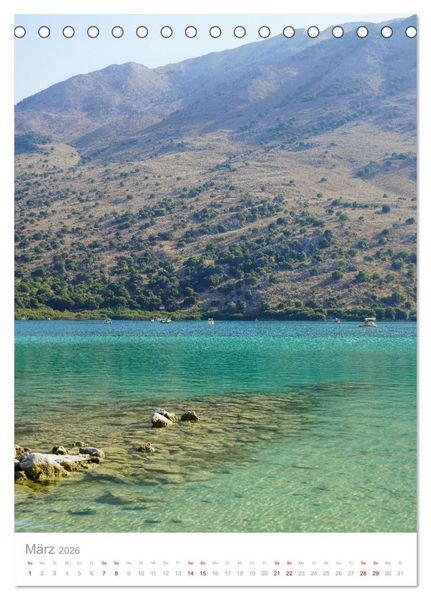 Produktbild: Kreta (Tischkalender 2026 DIN A5 hoch), CALVENDO Monatskalender