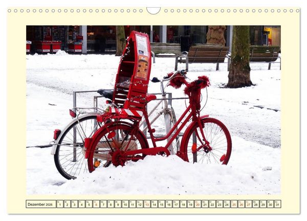 Produktbild: Drahtesel in unseren Stra&szlig;en (Wandkalender 2026 DIN A3 quer), CALVENDO Monatskalender