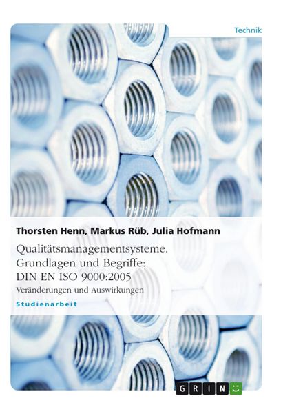 Produktbild: DIN EN ISO 9000:2005