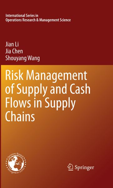 Produktbild: Risk Management of Supply and Cash Flows in Supply Chains