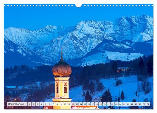 Produktbild: Traumhaftes Allg&auml;u (Wandkalender 2027 DIN A3 quer), CALVENDO Monatskalender