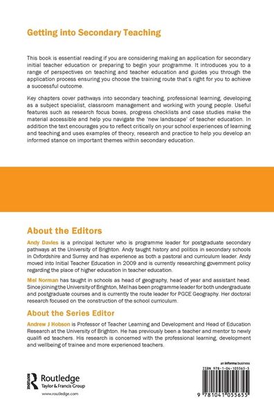 Produktbild: Getting into Secondary Teaching