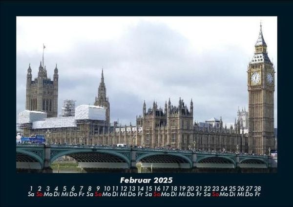 Produktbild: London 2025 Fotokalender DIN A5