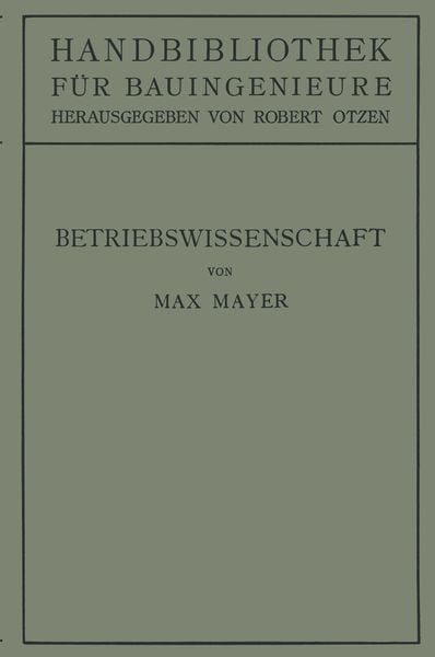 Produktbild: Betriebswissenschaft