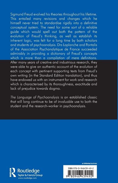 Produktbild: The Language of Psychoanalysis