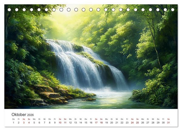 Produktbild: Die Seele des Dschungels - Eine Reise in tropische Wildnis (Tischkalender 2026 DIN A5 quer), CALVENDO Monatskalender