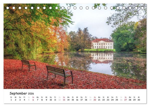 Fotogenes Nordhessen (Tischkalender 2026 DIN A5 quer), CALVENDO Monatskalender