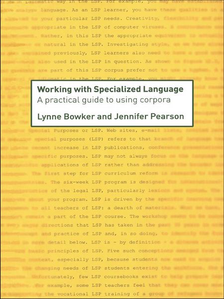 Produktbild: Working with Specialized Language
