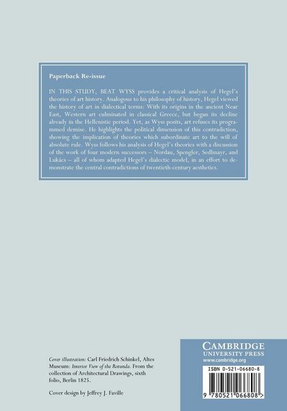 Produktbild: Hegel's Art History and the Critique of Modernity
