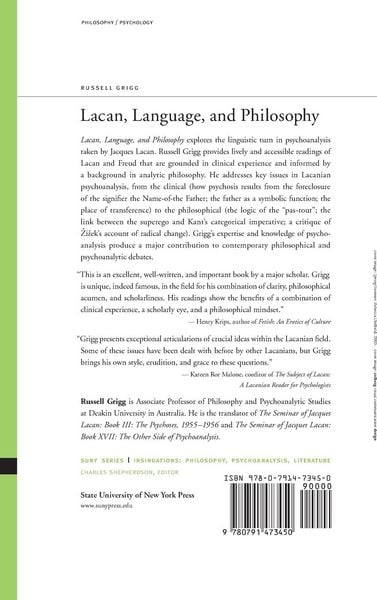 Produktbild: Lacan, Language, and Philosophy