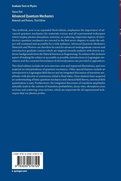 Produktbild: Advanced Quantum Mechanics