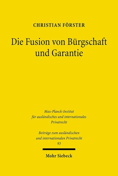 Produktbild: Die Fusion von Bürgschaft und Garantie