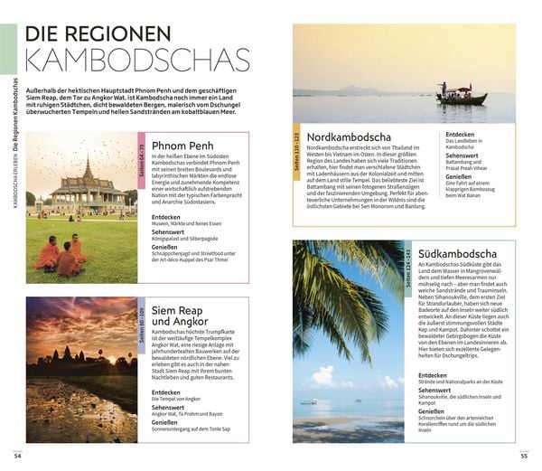 Produktbild: Vis-&agrave;-Vis Reisef&uuml;hrer Kambodscha & Laos
