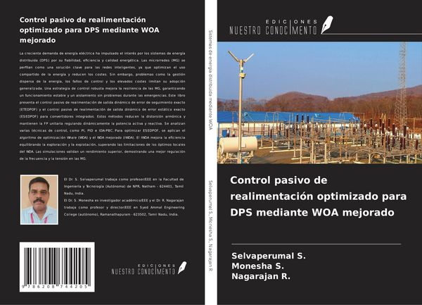 Produktbild: Control pasivo de realimentaci&oacute;n optimizado para DPS mediante WOA mejorado