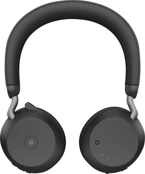 Produktbild: Jabra Evolve2 75 On Ear Headset kabelgebunden Schwarz Batterieladeanzeige, Mikrofon-Stummschaltung Telefon