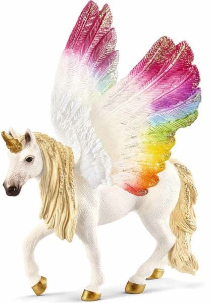 Schleich bayala Regenbogeneinhorn geflügelt 18cm