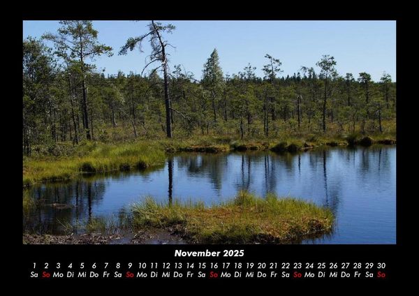 Produktbild: Landschaftskalender 2025 Fotokalender DIN A3