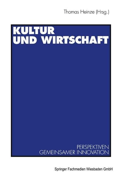 Produktbild: Kultur und Wirtschaft