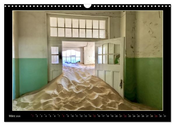 Produktbild: Geisterstadt Kolmannskuppe (Wandkalender 2026 DIN A3 quer), CALVENDO Monatskalender