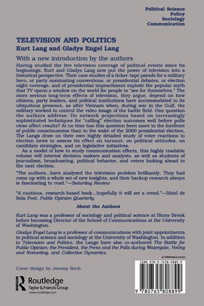 Produktbild: Television and Politics