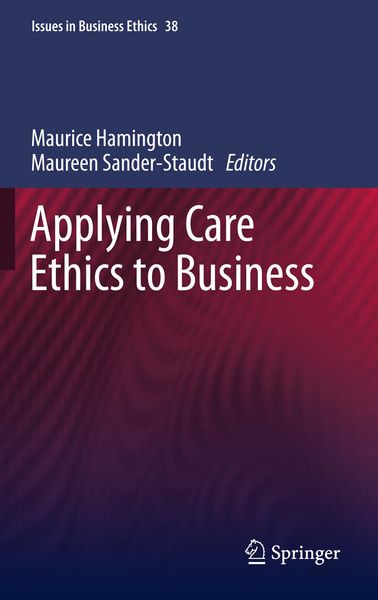 Produktbild: Applying Care Ethics to Business