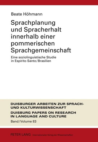 Produktbild: Sprachplanung und Spracherhalt innerhalb einer pommerischen Sprachgemeinschaft