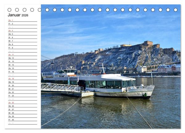 Produktbild: Der Koblenz Kalender (Tischkalender 2026 DIN A5 quer), CALVENDO Monatskalender