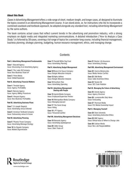 Produktbild: Cases in Advertising Management