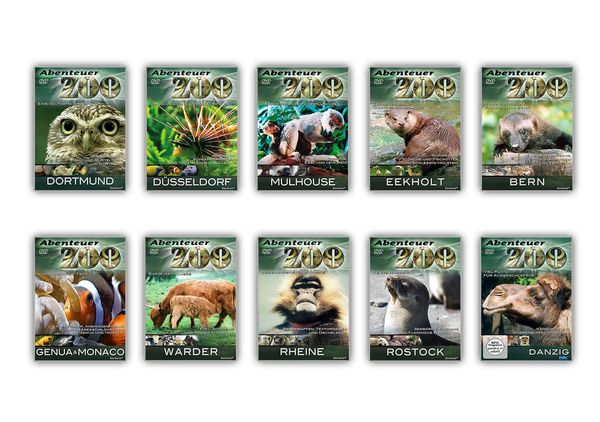 Produktbild: Abenteuer Zoo - Deutschland / Europa - 10er DVD-Package [10 DVDs]