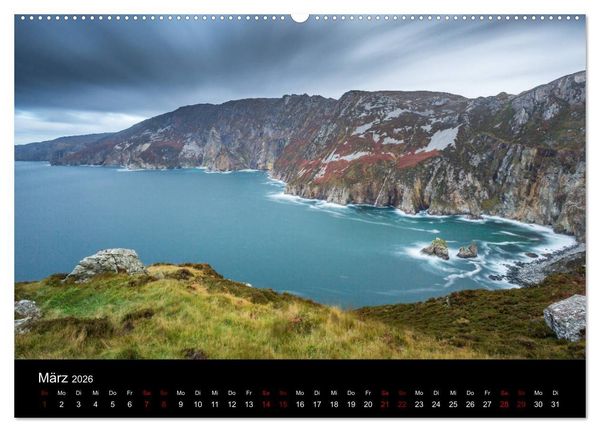 Produktbild: Irlands Landschaften (hochwertiger Premium Wandkalender 2026 DIN A2 quer), Kunstdruck in Hochglanz