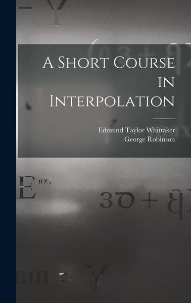 Produktbild: A Short Course in Interpolation