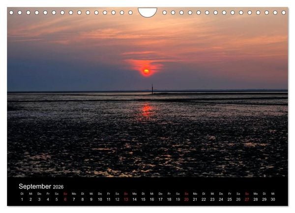 Produktbild: Wattenmeer (Wandkalender 2026 DIN A4 quer), CALVENDO Monatskalender