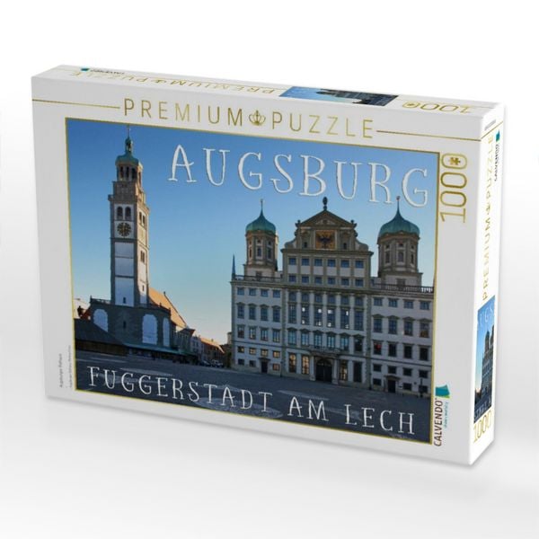 Produktbild: CALVENDO Puzzle Augsburger Rathaus | 1000 Teile Lege-Gr&ouml;&szlig;e 64x48cm Foto-Puzzle f&uuml;r gl&uuml;ckliche Stunden
