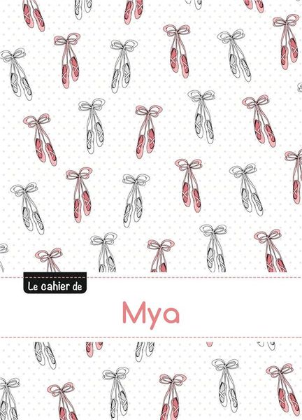Produktbild: Cahier mya blanc,96p,a5 ballerine
