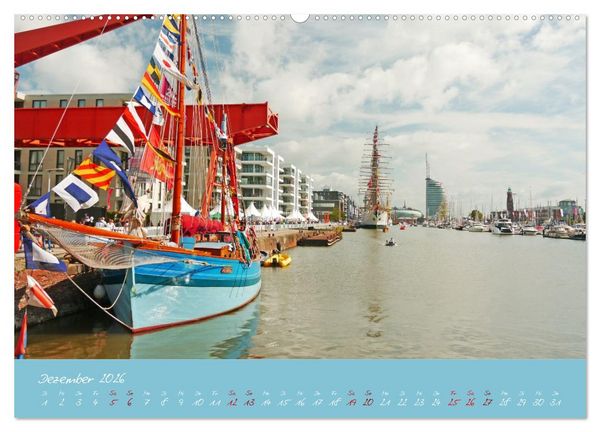 Produktbild: SAIL Bremerhaven. Segelspektakel zum Wegtr&auml;umen (hochwertiger Premium Wandkalender 2026 DIN A2 quer), Kunstdruck in Hochglanz