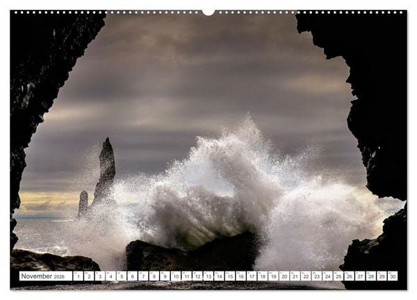 Produktbild: Magie des Nordens, Island und Norwegen (Wandkalender 2026 DIN A2 quer), CALVENDO Monatskalender