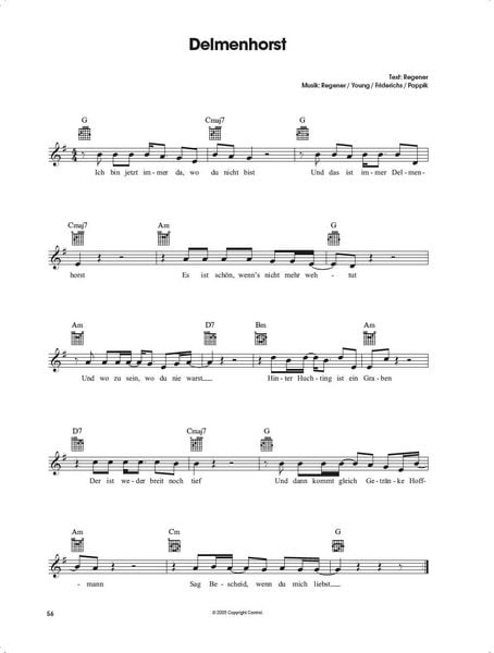 Produktbild: Element of Crime Songbook