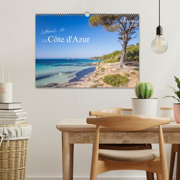 Produktbild: Littoral de la C&ocirc;te d'Azur (Calendrier mural 2026 DIN A3 vertical), CALVENDO calendrier mensuel
