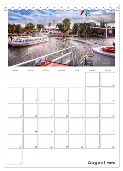 Produktbild: Am Steinhuder Meer / Planer (Tischkalender 2026 DIN A5 hoch), CALVENDO Monatskalender