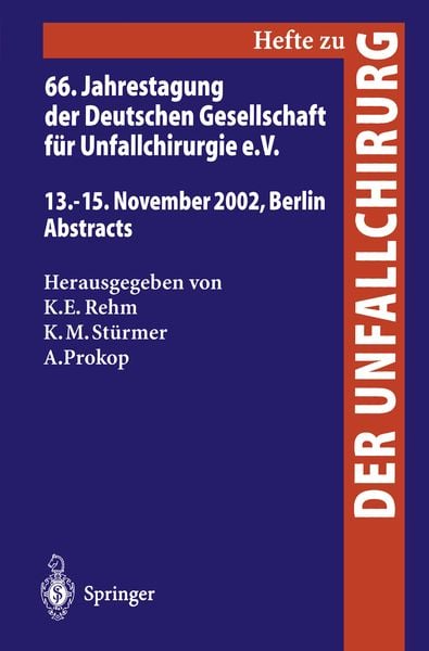 Produktbild: 66. Jahrestagung der Deutschen Gesellschaft f&uuml;r Unfallchirurgie e. V.