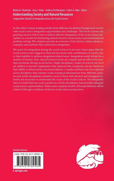 Produktbild: Understanding Society and Natural Resources