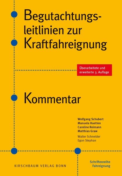 Produktbild: Begutachtungsleitlinien zur Kraftfahreignung