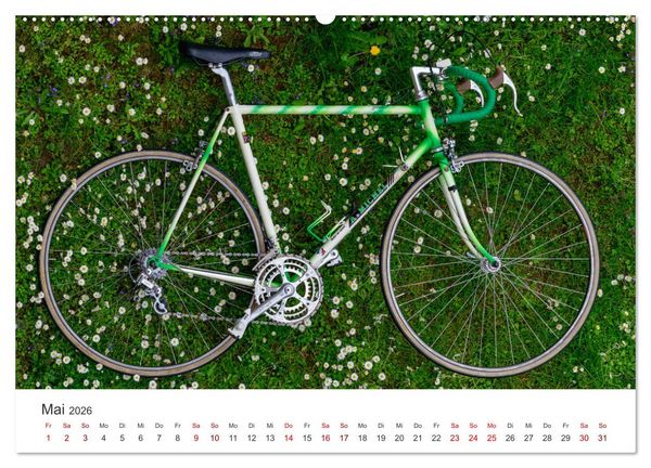 Produktbild: Stahlrenner - Rennrad-Klassiker aus Europa (hochwertiger Premium Wandkalender 2026 DIN A2 quer), Kunstdruck in Hochglanz