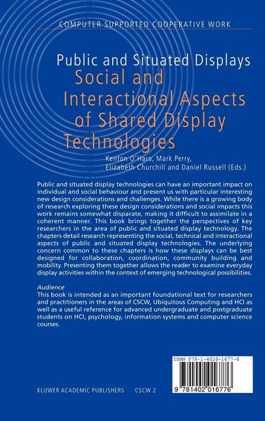 Produktbild: Public and Situated Displays