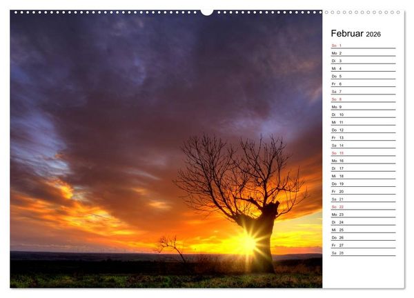 Produktbild: Landschaften im Harz (hochwertiger Premium Wandkalender 2026 DIN A2 quer), Kunstdruck in Hochglanz