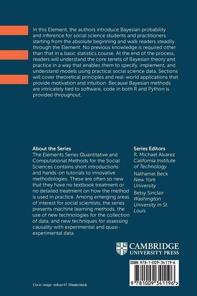 Produktbild: Bayesian Social Science Statistics