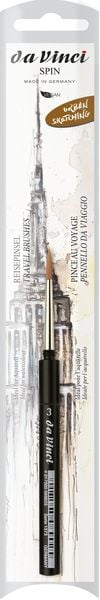 Produktbild: da Vinci Pinsel COSMOTOP-SPIN Aquarellpinsel, Serie 1573 Gr. 3, sogenannter Reisepinsel