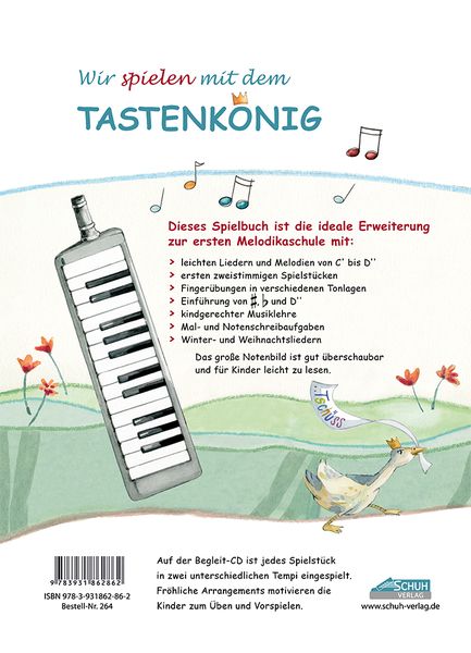 Produktbild: Wir spielen mit dem Tastenk&ouml;nig (mit Begleit-CD)